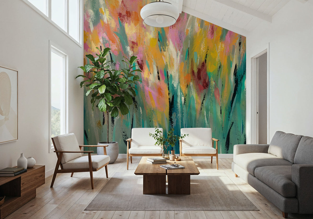 Tulip Turnpike Mural Wallpaper - room preview 03