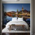 Trave River Mirror Mural Wallpaper - room preview 03