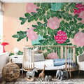 Happy Christmas Tree Mural Wallpaper - room preview 03