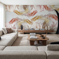 Kissing Flowers Mural Wallpaper - room preview 03