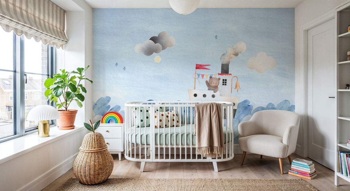 Skipper Bear Mural Wallpaper - room preview 03