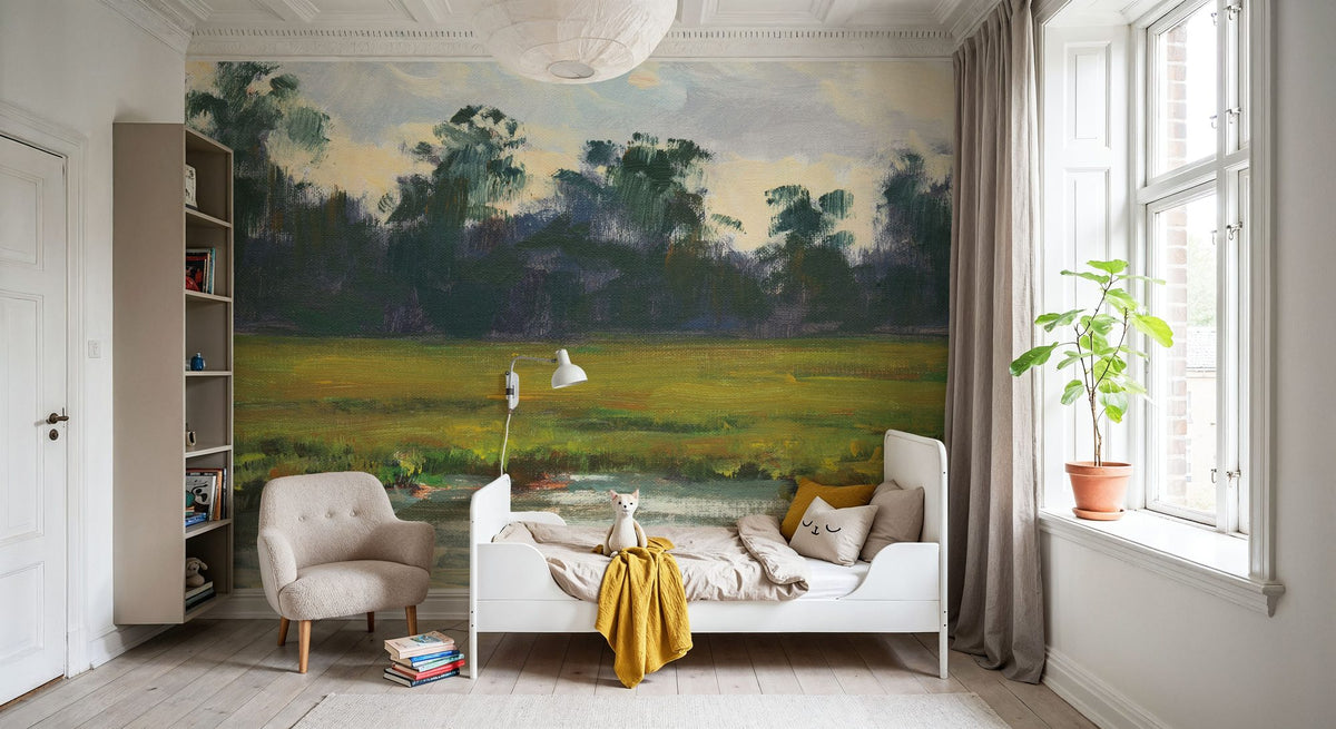 Clouds Over the Cove Mural Wallpaper - room preview 03