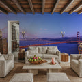 Golden Gate Gradient Mural Wallpaper - room preview 03