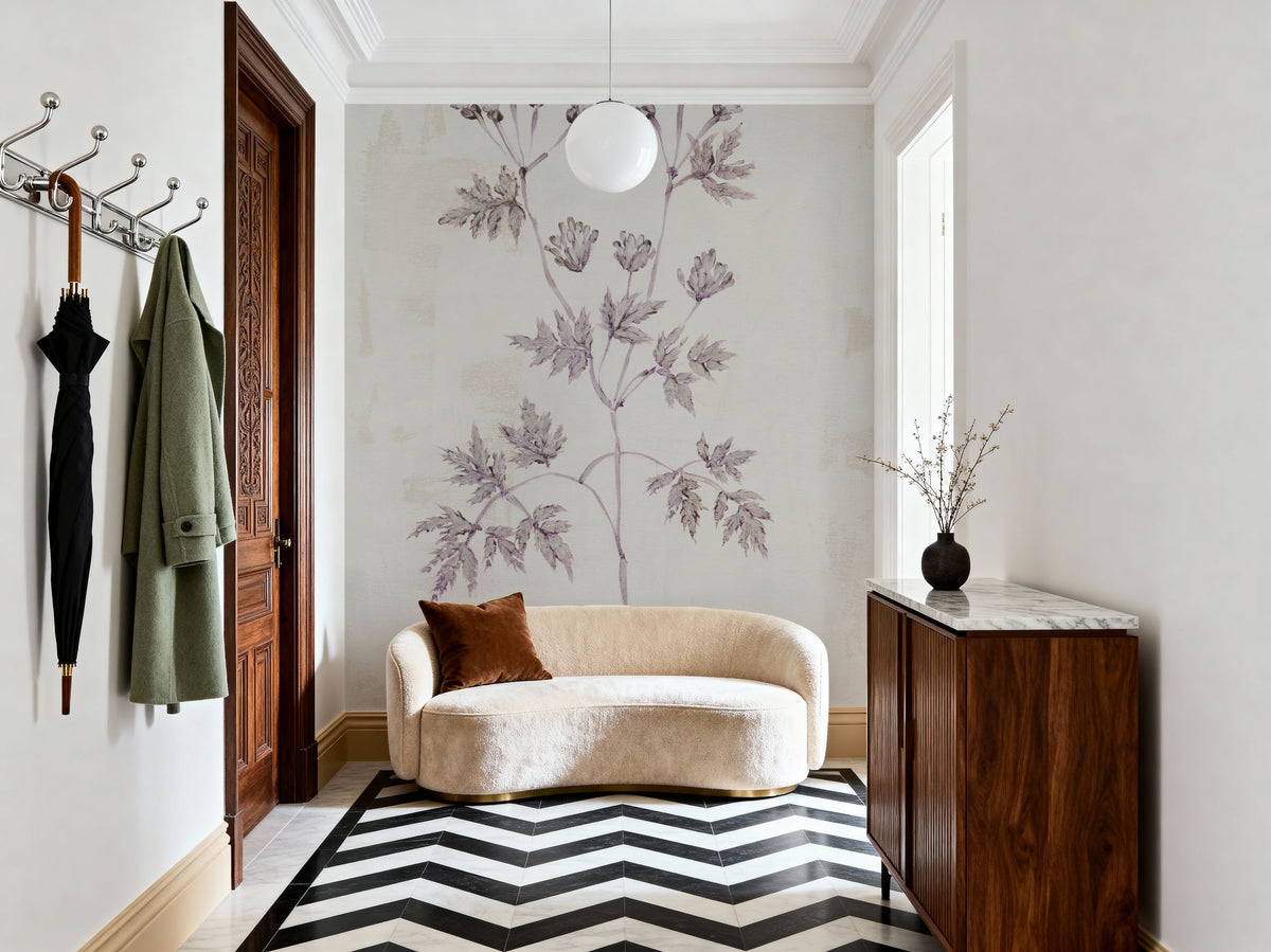 Delicate Meadow IV Mural Wallpaper - room preview 03