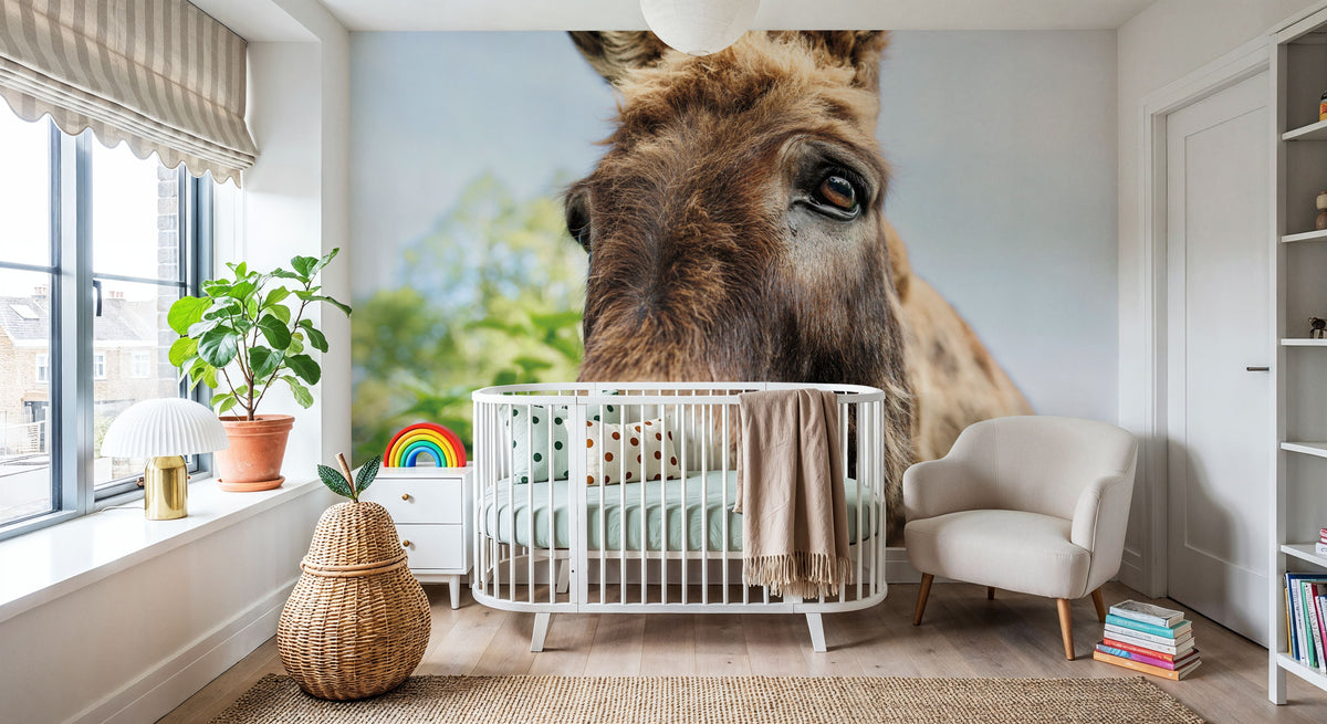 Donkey Pasture Mural Wallpaper - room preview 03