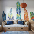Rainbow Feathers III Mural Wallpaper - room preview 03