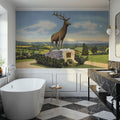 Deerfield Mural Wallpaper - room preview 03