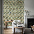 Nasturtium Verdure, Citrus Mural Wallpaper - room preview 03