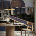 Riverside Metropolis Mural Wallpaper - room preview 03
