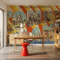 Greetings From Coney Island Mural Wallpaper - room preview 03