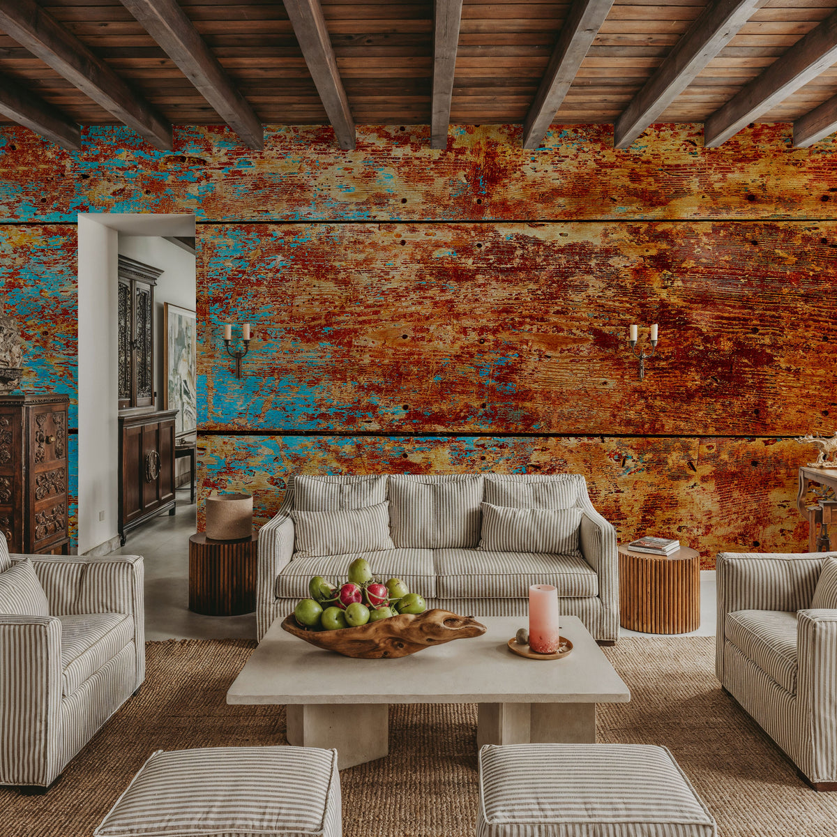 Teruel Wood Mural Wallpaper - room preview 03