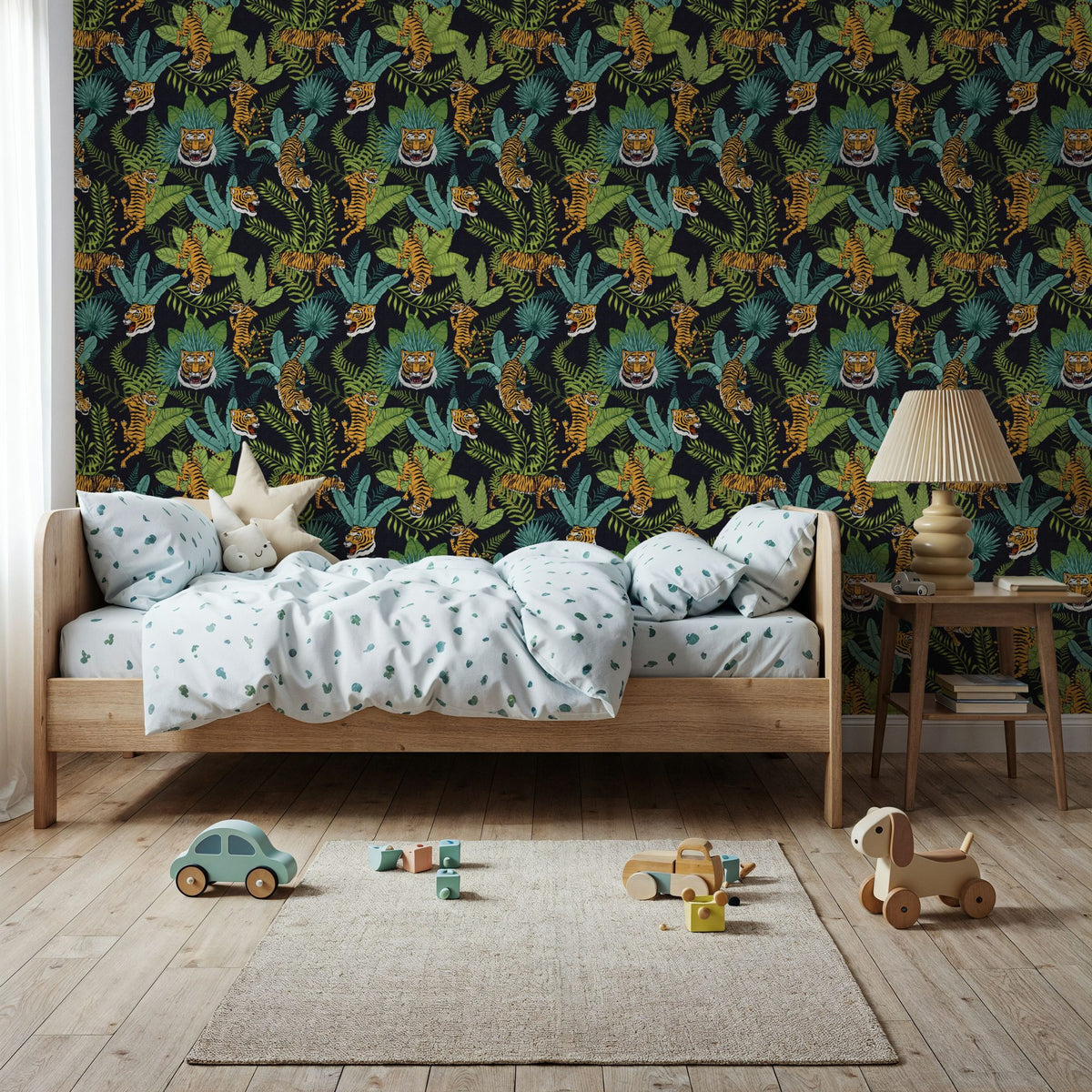 Jungle Roar Mural Wallpaper - room preview 03
