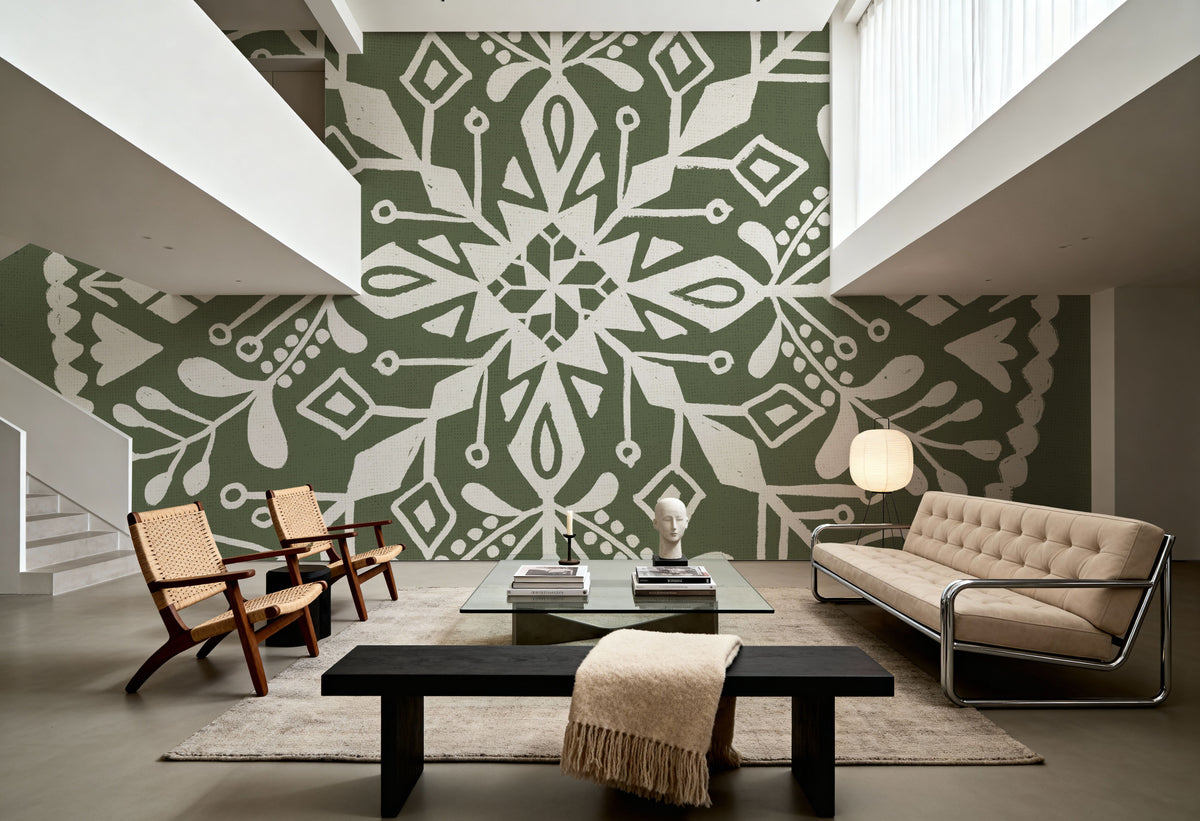 Holiday Form XI Mural Wallpaper - room preview 03