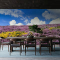 Blooming Heather Horizon Mural Wallpaper - room preview 03