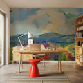 Green Meadow I Mural Wallpaper - room preview 03