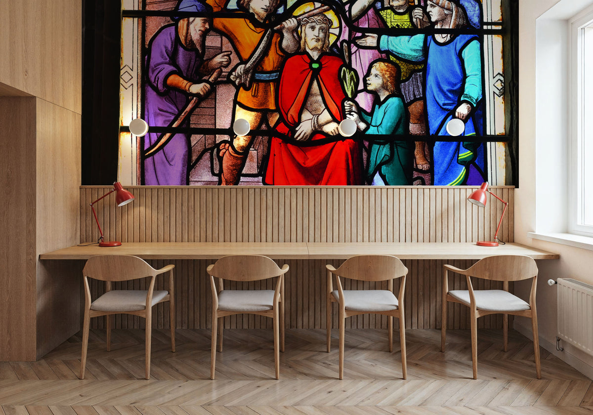Vitrail Debate Mural Wallpaper - room preview 03