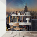 Rainbow Over New York City Mural Wallpaper - room preview 03