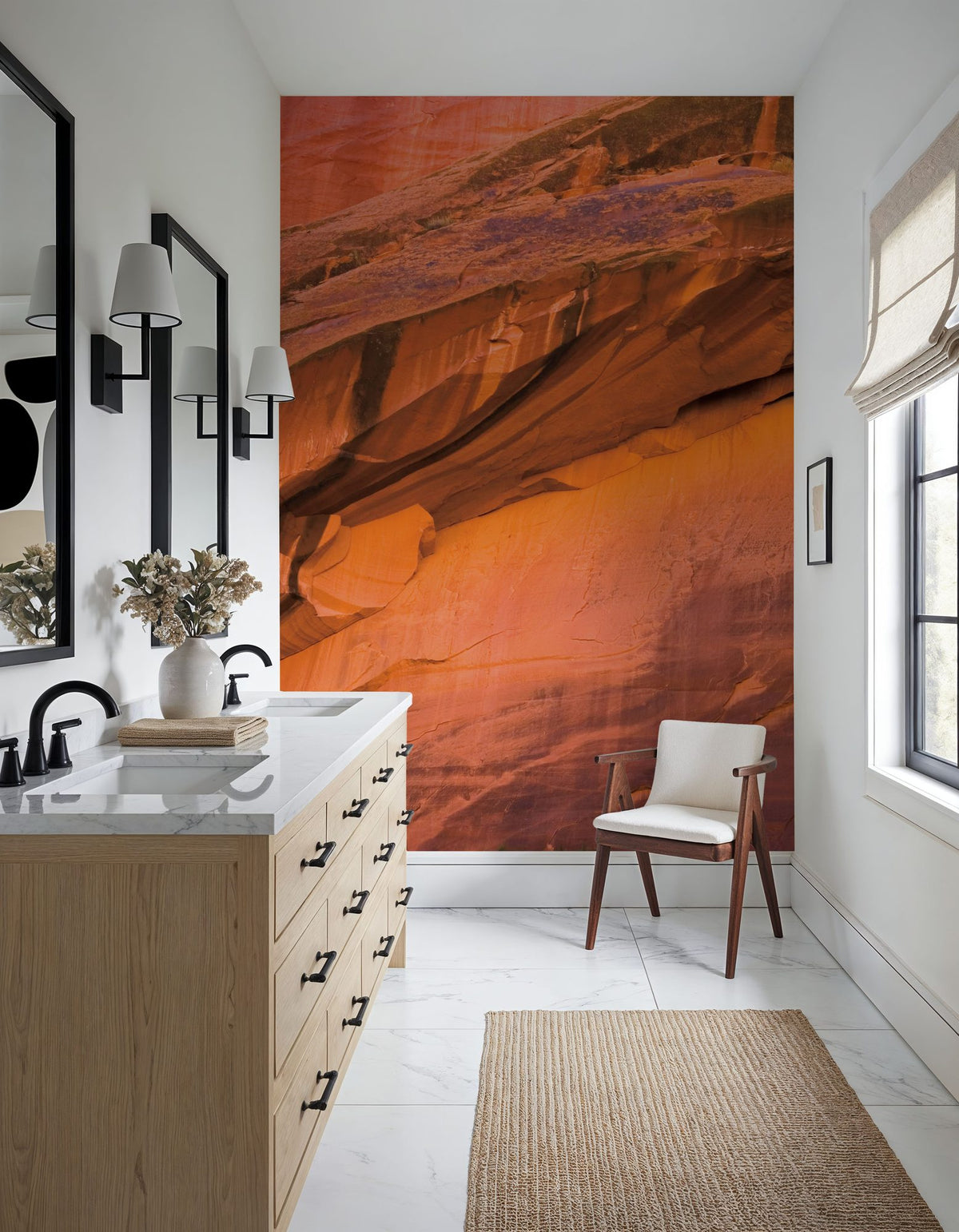 Neon Canyon Mural Wallpaper - room preview 03