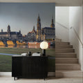 Golden Bridge Reflection Mural Wallpaper - room preview 03