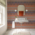 Atomic Lines Mural Wallpaper - room preview 03