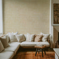 Mottled Linen Effect, Citrus Mural Wallpaper - room preview 03