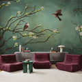 Pretty Birds in Love Mural Wallpaper - room preview 03