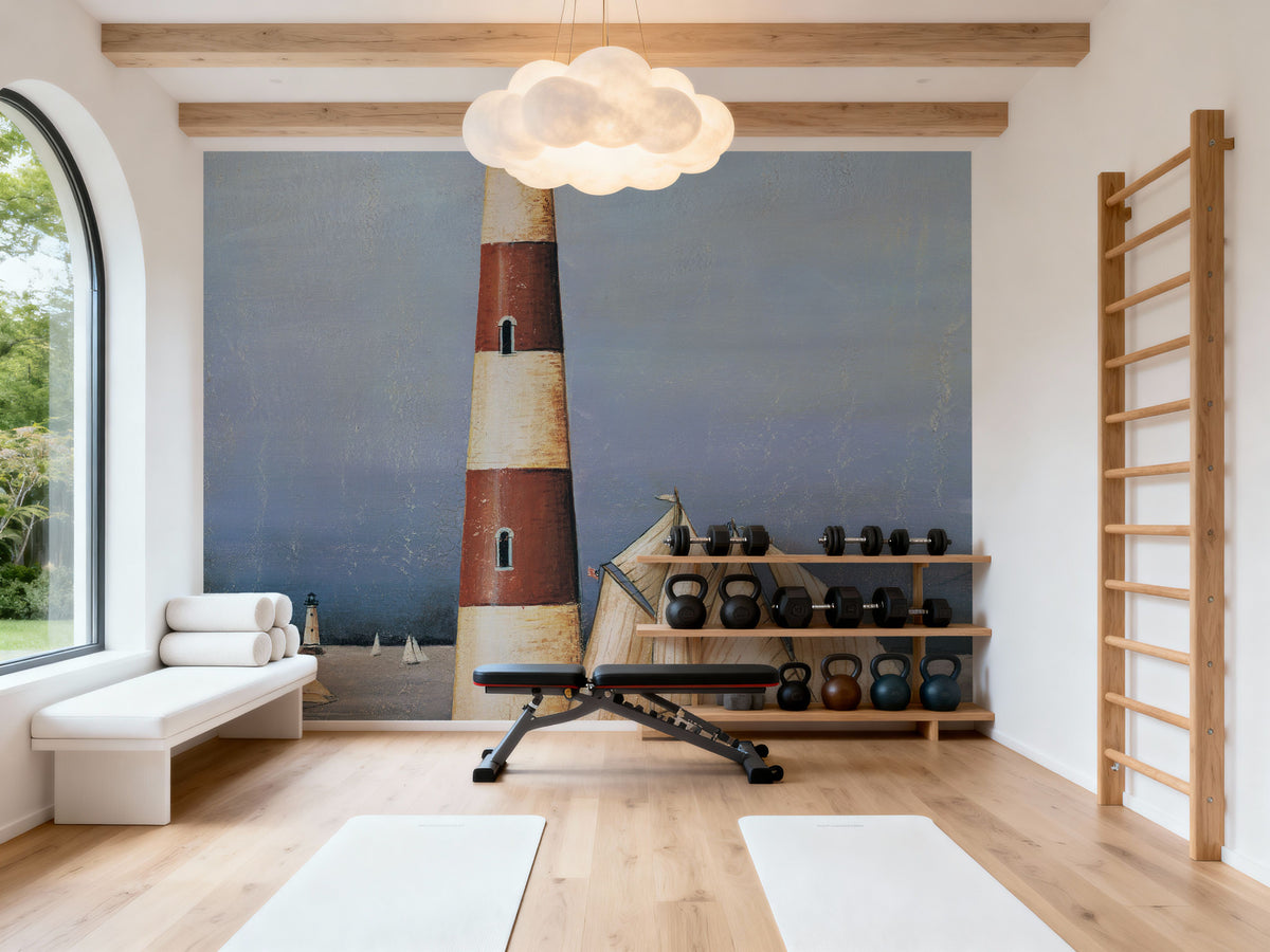 Harbor Light Mural Wallpaper - room preview 03