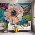 Island Flowers Mural Wallpaper - room preview 03