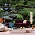 Tranquil Garden Cascade Mural Wallpaper - room preview 03