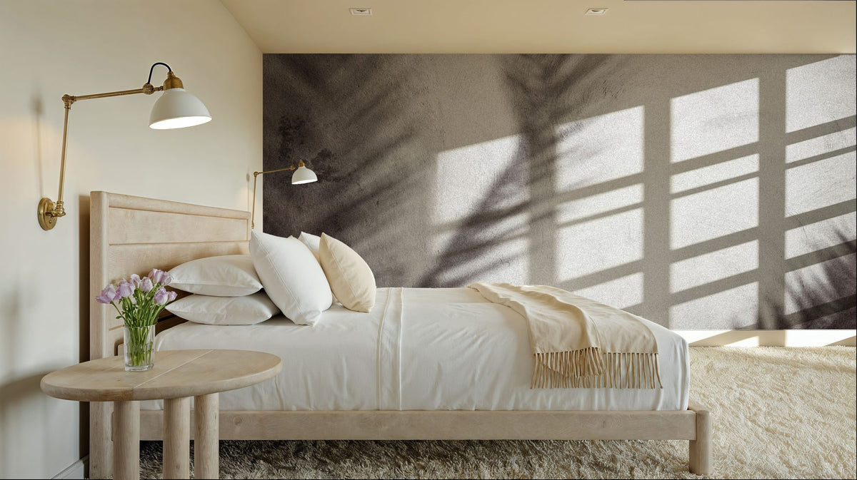 Palm Shadow Afternoon I Mural Wallpaper - room preview 03