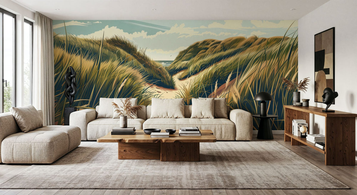 Travel Devon Dunes Mural Wallpaper - room preview 03