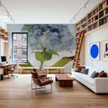 Blue Hydrangea Mural Wallpaper - room preview 03