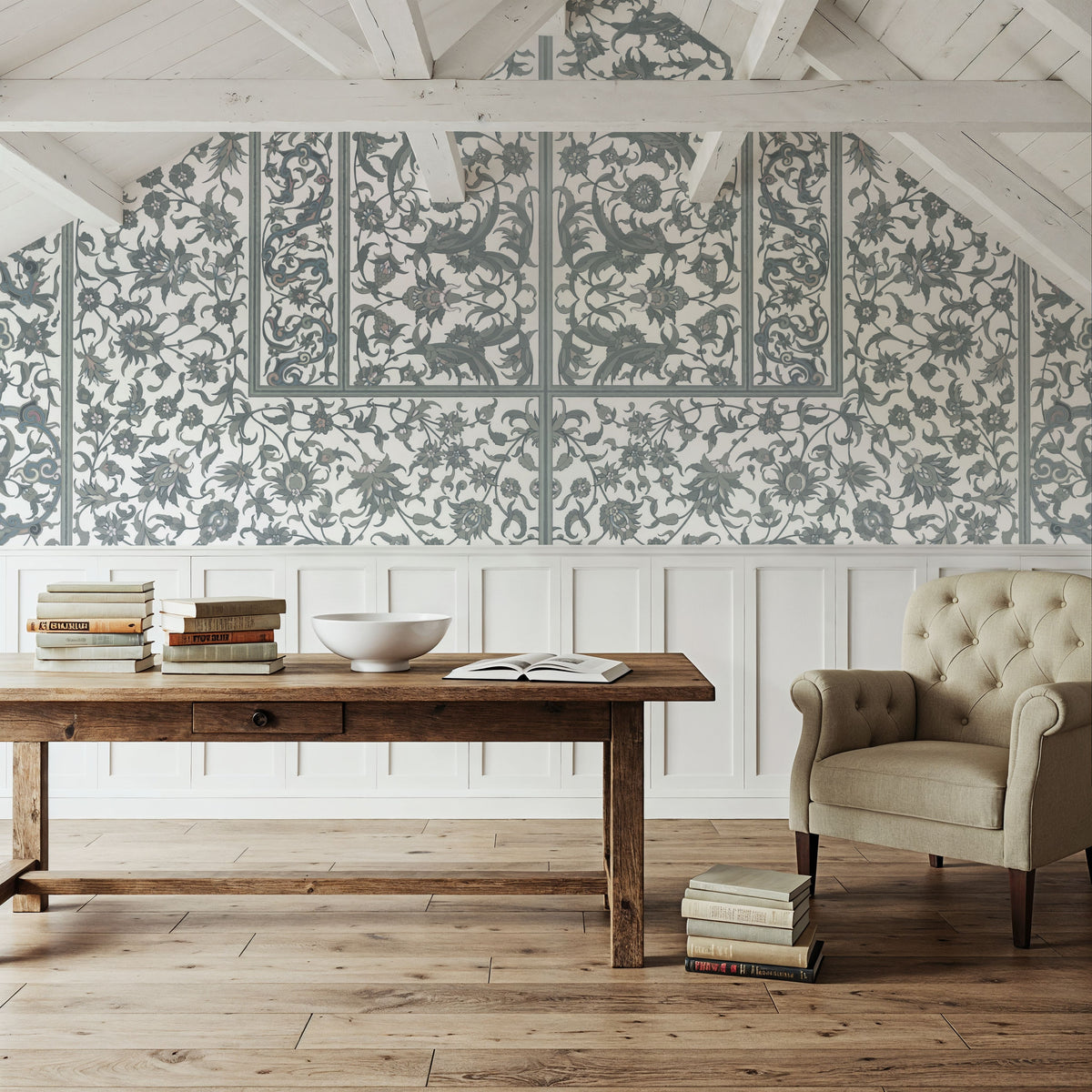 Indo Persian Mood, Stone Mural Wallpaper - room preview 03