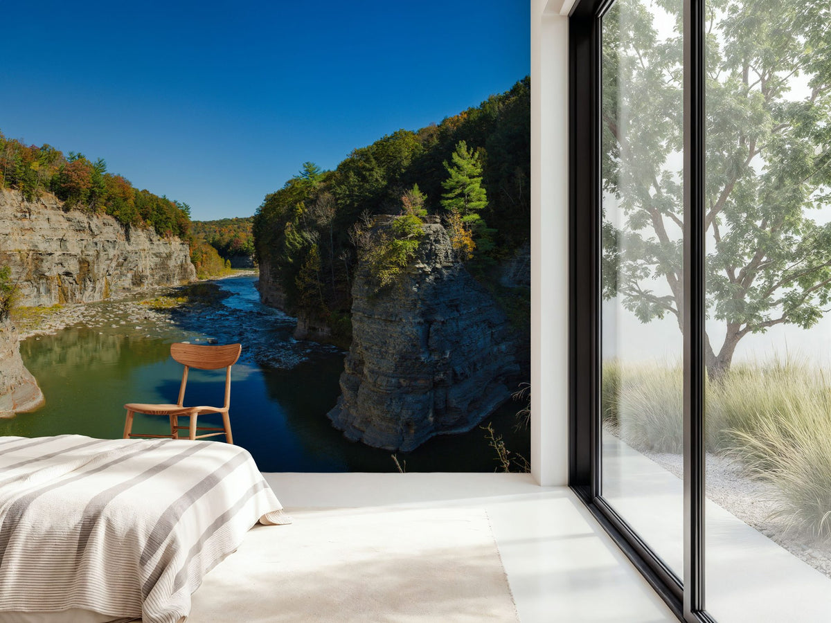 Follow Rivers Mural Wallpaper - room preview 03