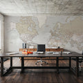 World Map Cities - Lucille Mural Wallpaper - room preview 03