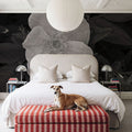 Wild Rose BW II Mural Wallpaper - room preview 03