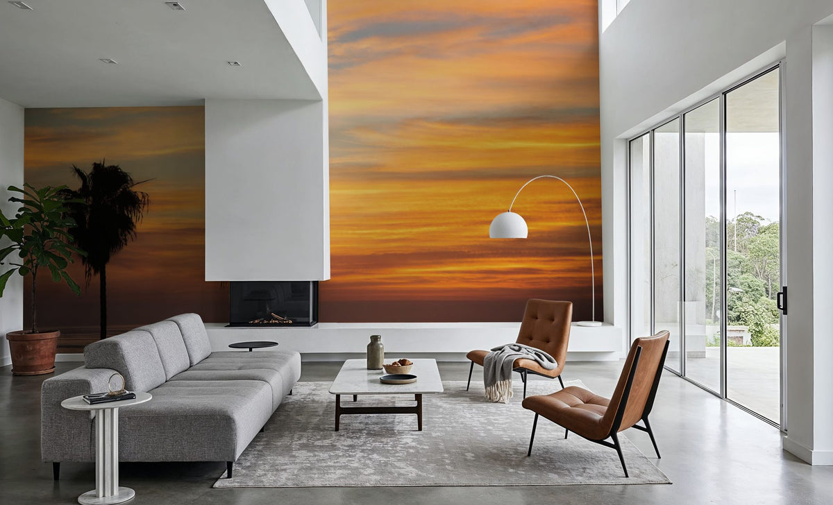 Sunset Palms III Mural Wallpaper - room preview 03