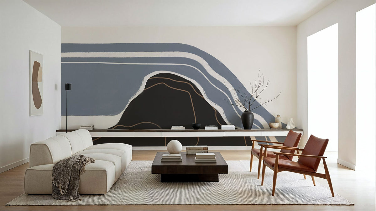 Waterfall Abstract II Mural Wallpaper - room preview 03