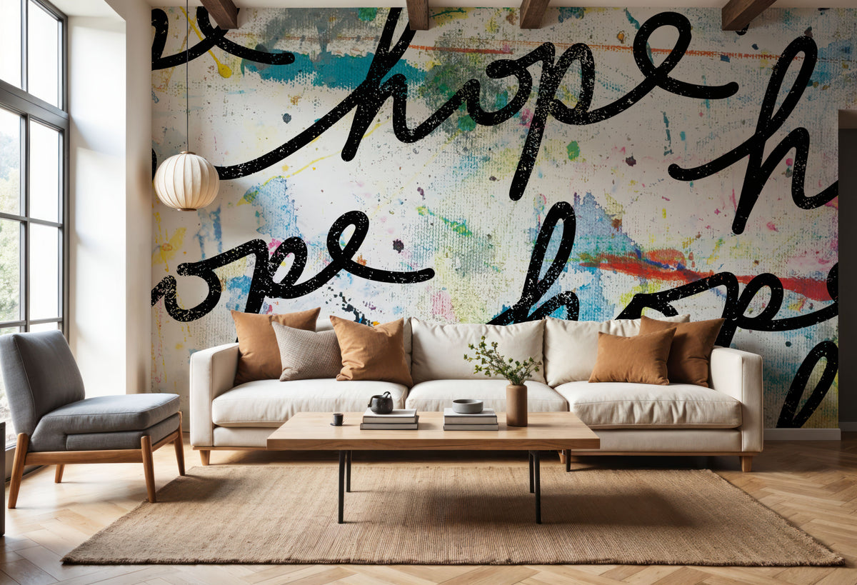 Lots of Love II Mural Wallpaper - room preview 03