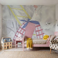 Vintage Fashion Cover X Mural Wallpaper - room preview 03