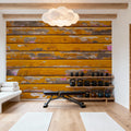 Sunworn Timber Mural Wallpaper - room preview 03