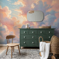 Clouding, Pink & Lavender Mural Wallpaper - room preview 03