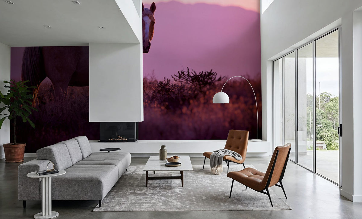Sharing a Sunset Mural Wallpaper - room preview 03