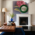 Pink Hydrangea on Book Mural Wallpaper - room preview 03