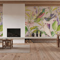 Parrot Garden Mural Wallpaper - room preview 03