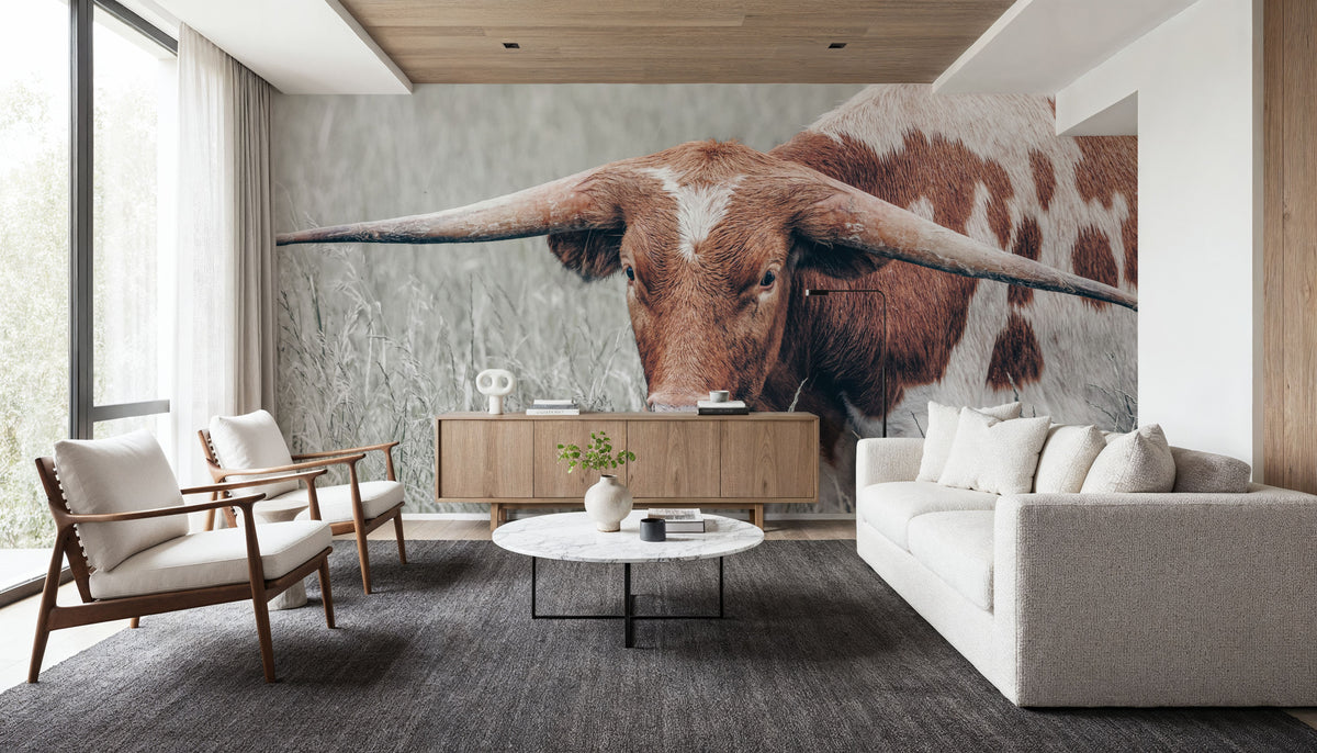 Rainy Pasture I Mural Wallpaper - room preview 03