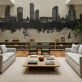 Tegucigalapa Honduras Skyline Concrete Mural Wallpaper - room preview 03
