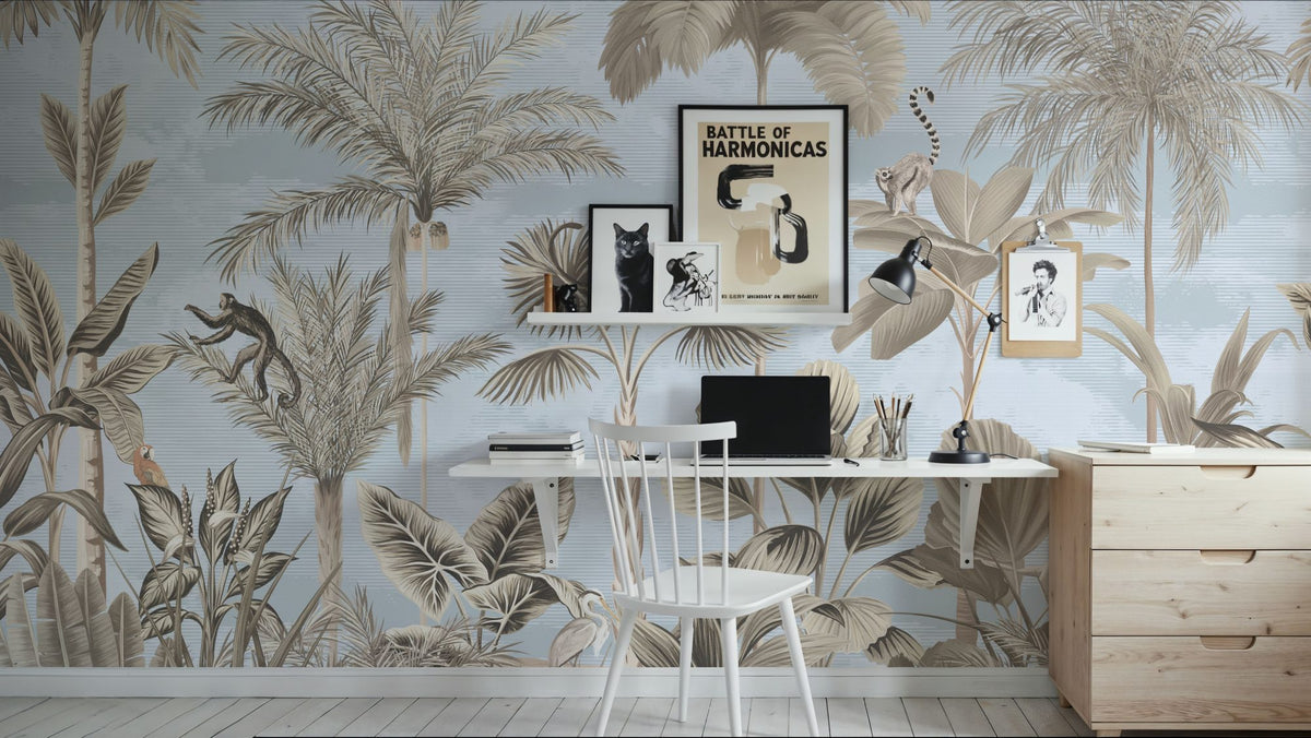 Jungle Delight, Sky Mural Wallpaper - room preview 03