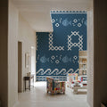 Coastal Cross Stitch II Mural Wallpaper - room preview 03