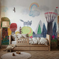 Over the Mountains Mural Wallpaper - room preview 03